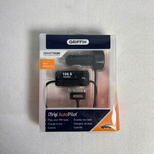 Griffin iTrip AutoPilot OS Black FM Transmitter Charger 30-Pin 4046-TRPAUTOC